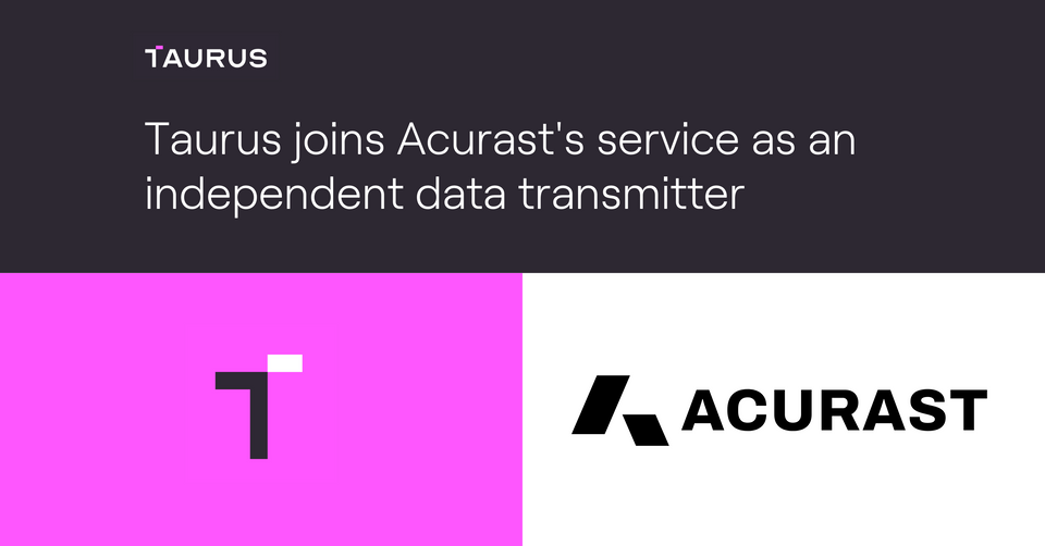 Taurus SA Joins Acurast As Data Transmitter