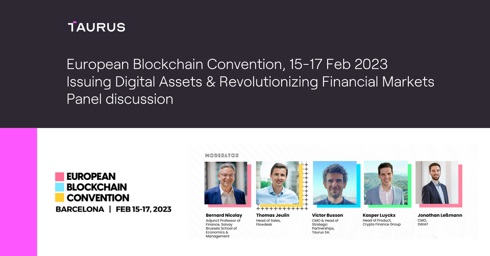 Panel discussion EBC2023: Issuing Digital Assets & Revolutionizing Financial Markets